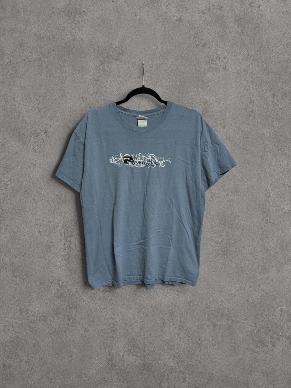 Y2K Painful Pleasures Blue Shirt